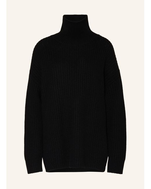 Lisa Yang Black Cashmere-Pullover THERESE