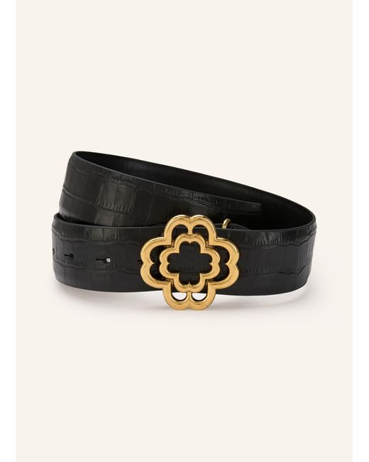 Maje Black Ledergürtel