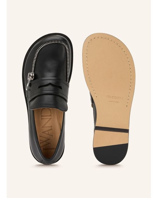 J.W. Anderson Black Penny-Loafer