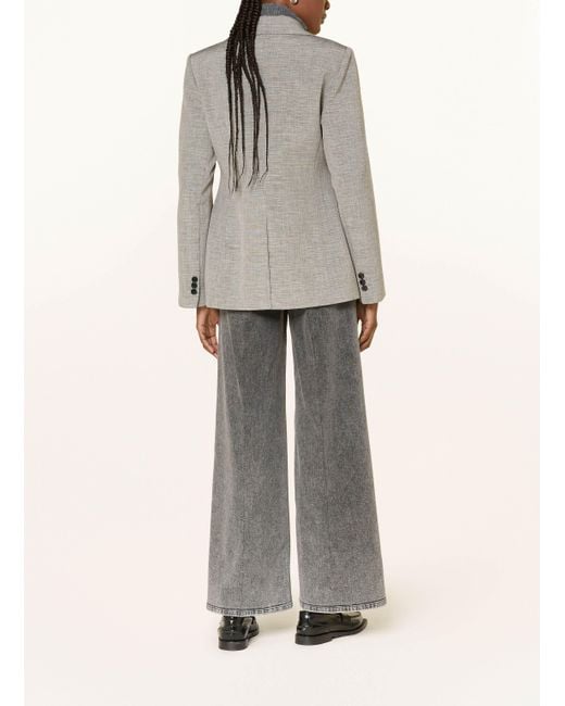 RAFFAELLO ROSSI Gray Flared Jeans SVENTY