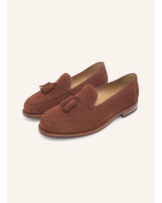 Heinrich Dinkelacker Loafer WIEN PLAIN TASSEL V in Brown für Herren