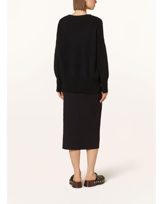 Lisa Yang Black Cashmere-Pullover MILA