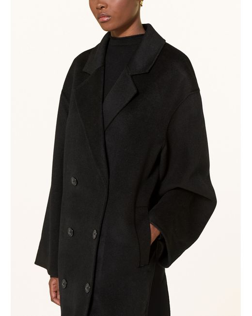 Loulou de Saison Black Wollmantel BORNEO