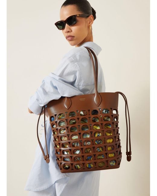 Ferragamo Brown Shopper