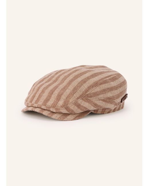 Stetson Schiebermütze mit Leinen in Natural für Herren