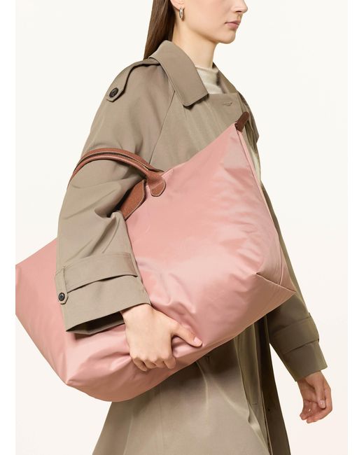 Longchamp Pink Shopper LE PLIAGE LARGE