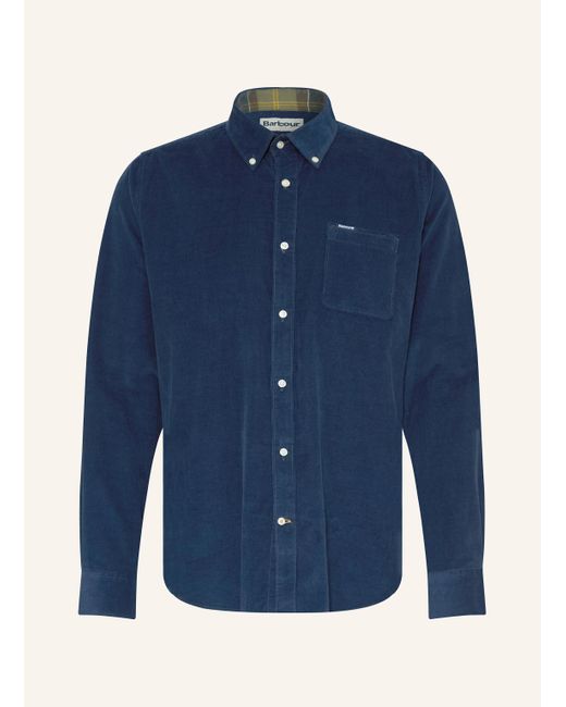 Barbour Cordhemd RAMSEY Tailored Fit in Blue für Herren