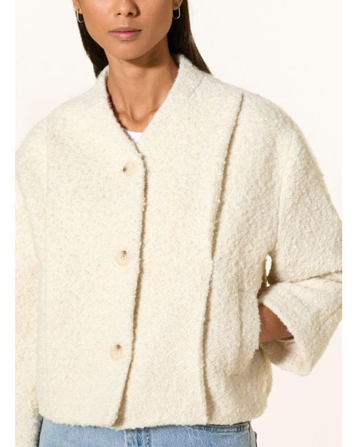 someday. Natural Bouclé-Jacke NISABEL