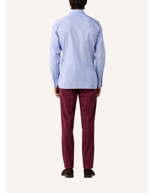Hackett Freizeithemd TWILL PARALLEL STR in Blue für Herren