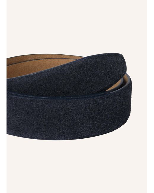 Hackett Gürtel SUEDE FEATHER EDGE in Blue für Herren