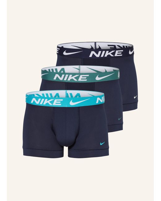 Nike 3er-Pack Boxershorts MICRO ESSENTIAL in Blue für Herren