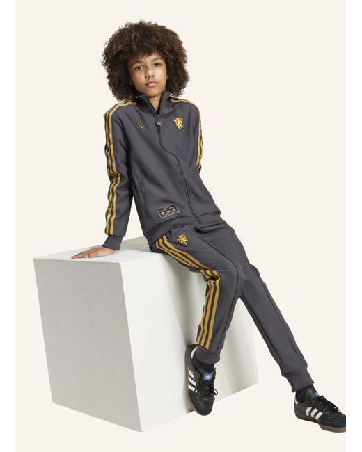 Adidas Originals Blue MANCHESTER UNITED TERRACE ICONS TRAININGSHOSE