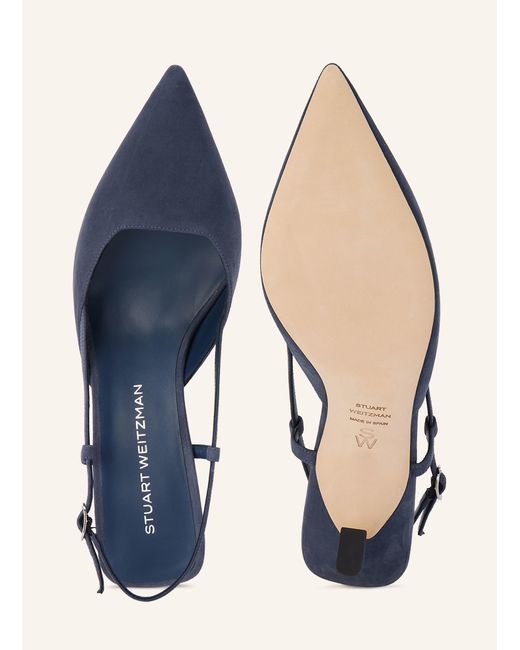 Stuart Weitzman Blue Slingpumps VINNIE