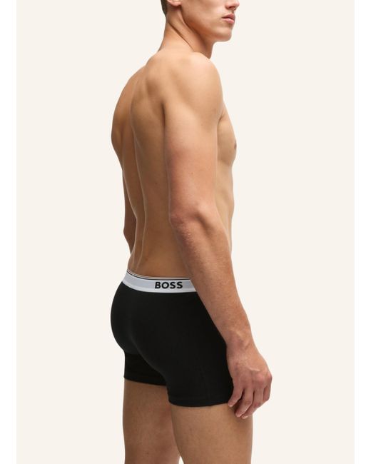 Boss Boxershort BOXERBR 3P POWER in Black für Herren