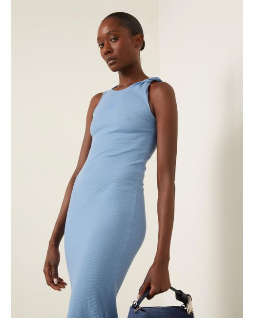 J.W. Anderson Blue Jerseykleid
