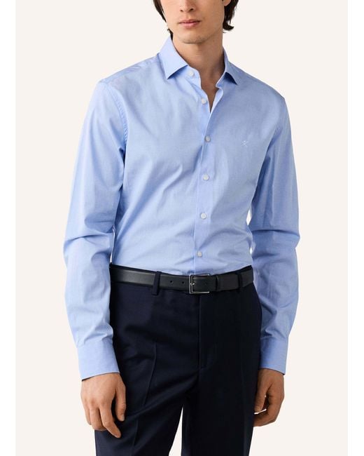 Hackett Freizeithemd CITY SOLID EOE in Blue für Herren