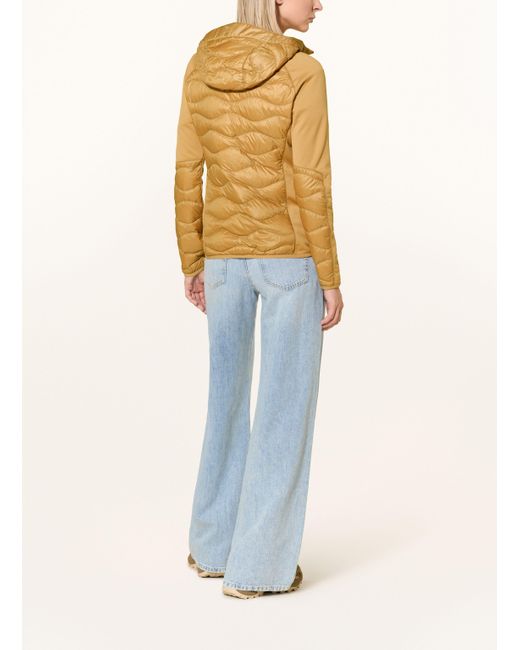 Peak Performance Yellow Hybrid-Daunenjacke HELIUM