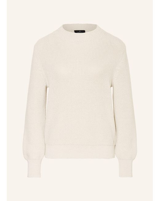 Monari Natural Pullover mit Glitzergarn