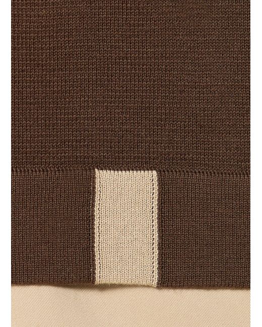MOS MOSH Gallery Strickshirt MMGJUSTIN in Brown für Herren