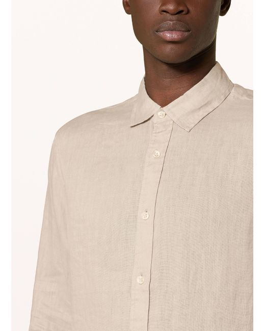 Scotch & Soda Leinenhemd Regular Fit in Natural für Herren