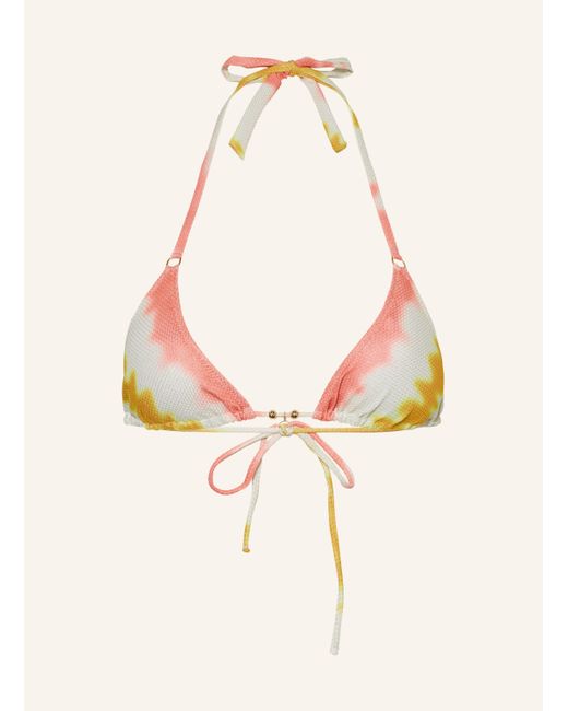 watercult Pink Triangel-Bikini-Top SUMMER MUSE mit Glitzergarn