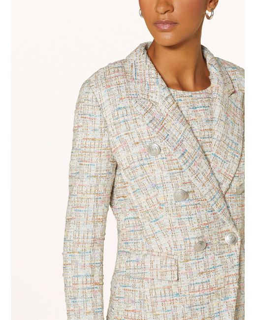 NVSCO Natural Bouclé-Blazer KLEA mit Glitzergarn