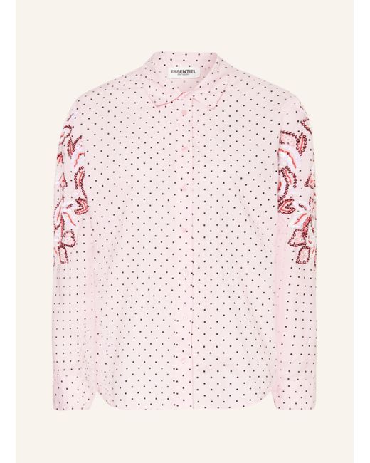Essentiel Antwerp Pink Hemdbluse FEENIE mit Pailletten
