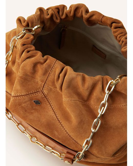 Ba&sh Brown Schultertasche JUNE M