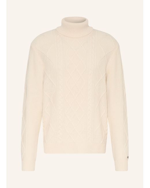 Tommy Hilfiger Rollkragenpullover in Natural für Herren