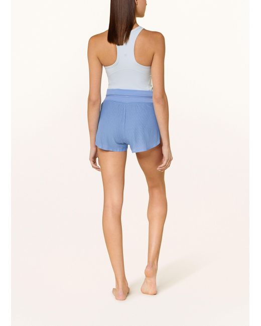 lululemon athletica Blue 2-in-1-Laufshorts FAST AND FREE AIRFLOW MR 3IN