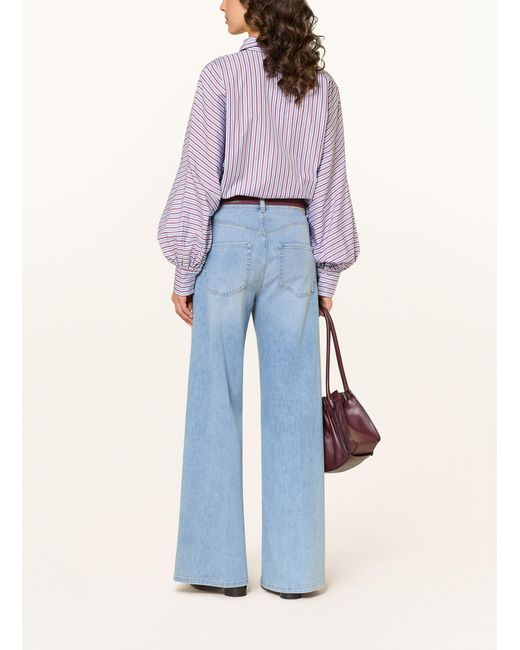 Seductive Blue Flared Jeans MAURY