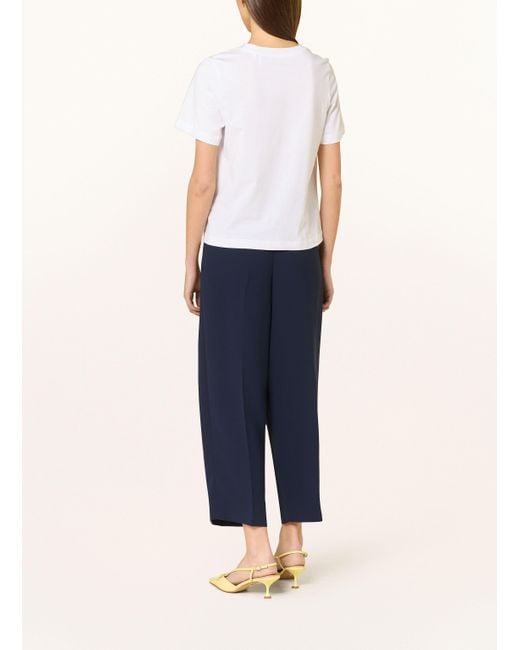 Rich & Royal White T-Shirt mit Schmucksteinen