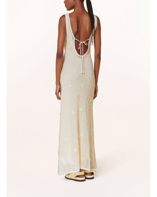 Sandro Natural Häkelkleid