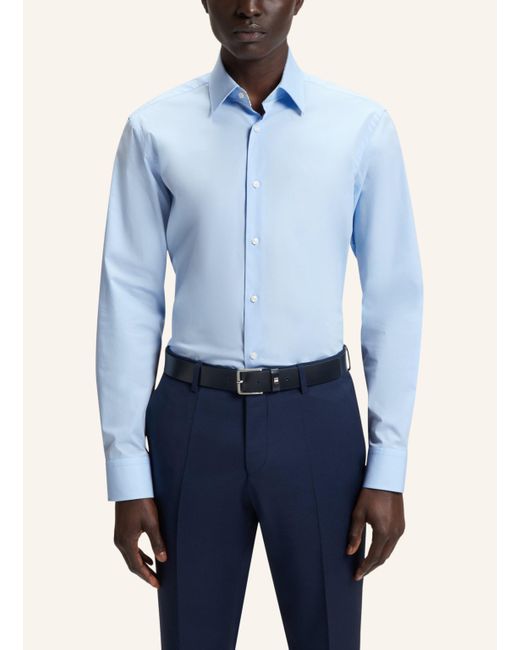 Boss Business Hemd H-JOE-KENT-C3-214 Regular Fit in Blue für Herren