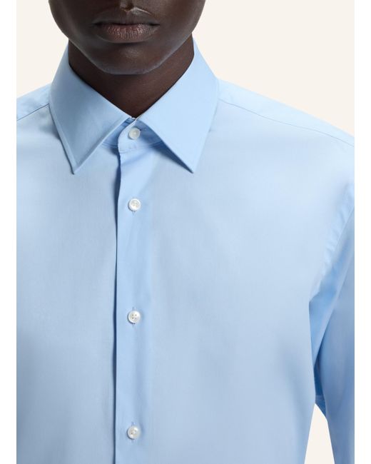 Boss Business Hemd H-JOE-KENT-C3-214 Regular Fit in Blue für Herren