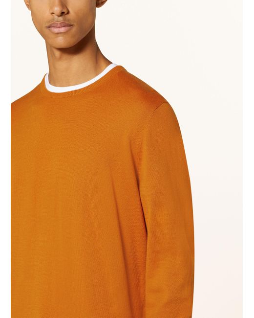 STROKESMAN'S Pullover in Orange für Herren
