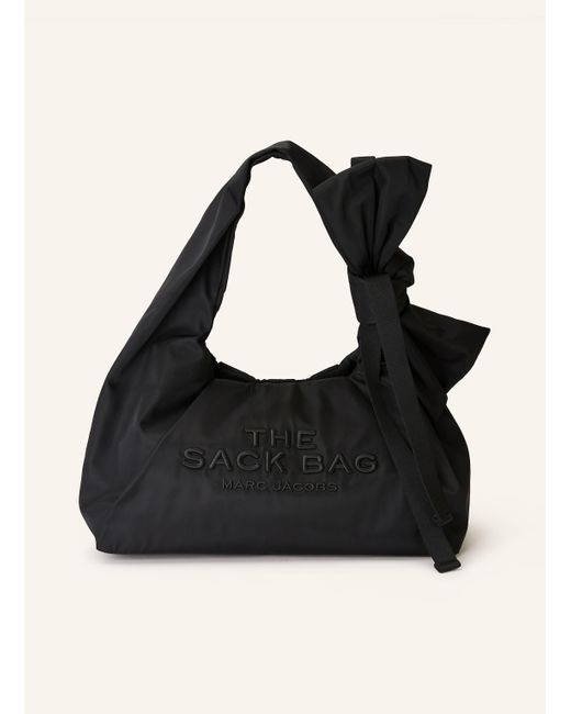 Marc Jacobs Black Schultertasche THE SACK BAG mit Pouch