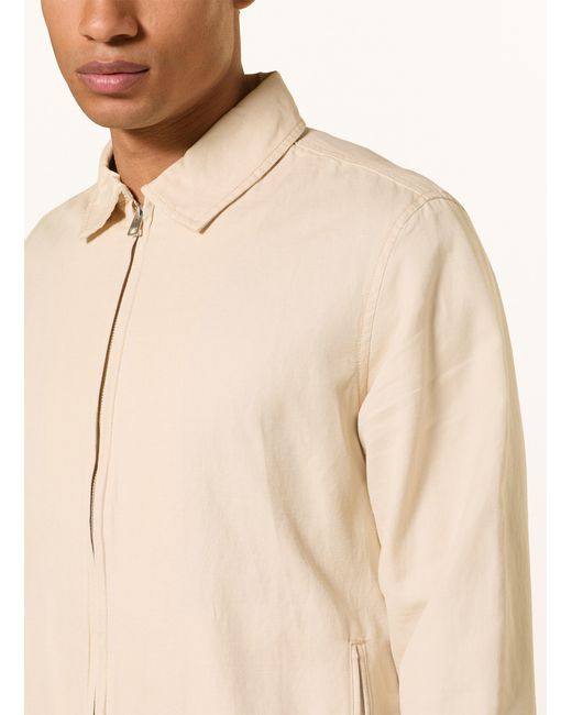 NOWADAYS Overjacket mit Leinen in Natural für Herren