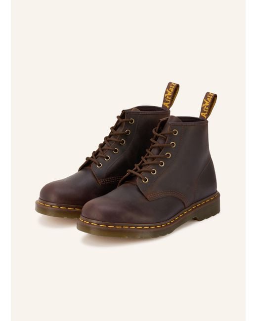 Dr. Martens Schnürboots 101 CRAZY HORSE in Brown für Herren
