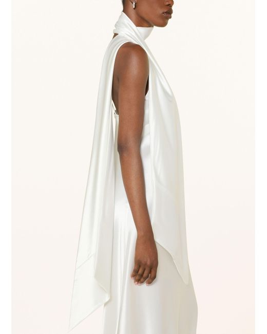 Talbot Runhof Natural Abendkleid aus Satin