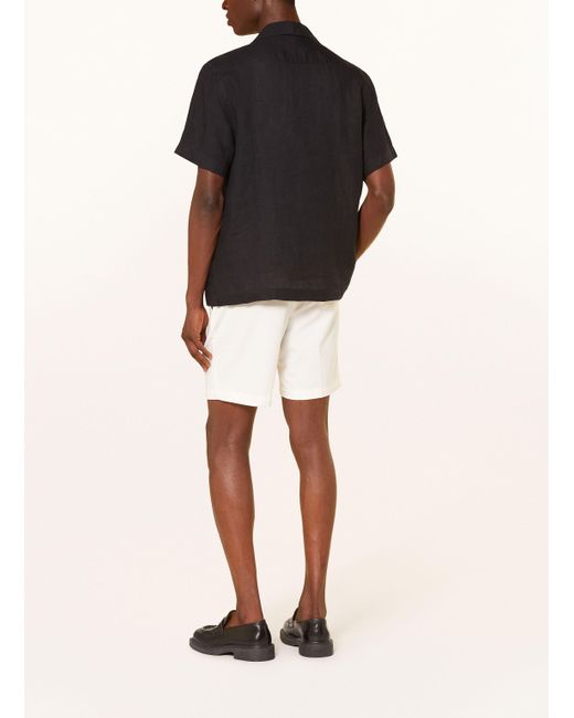 Reiss Resorthemd BELDI Relaxed Fit aus Leinen in Black für Herren