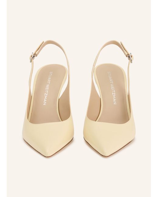Stuart Weitzman Natural Slingpumps STUART POWER 75