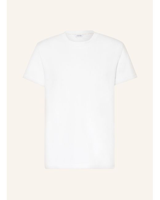 Calvin Klein T-Shirt aus Frottee in Natural für Herren