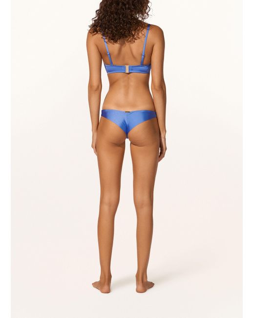 watercult Blue Brazilian-Bikini-Hose SHIMMERING SOLIDS