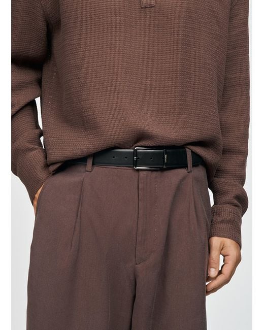 Lottusse Gürtel REVERS in Black für Herren