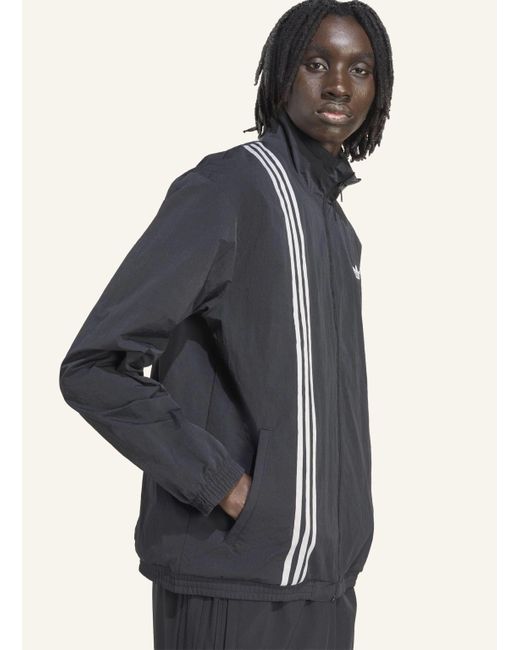 Adidas Originals FIREBIRD FRONT STRIPES GEWEBTES TRACK TOP in Blue für Herren