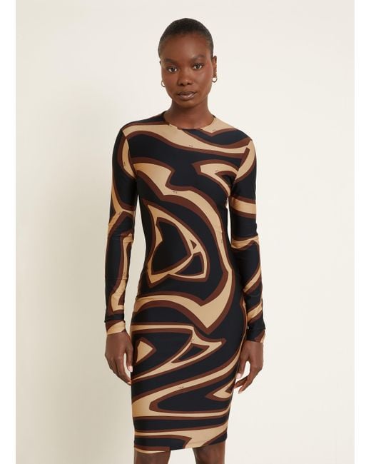 Emilio Pucci Black Etuikleid