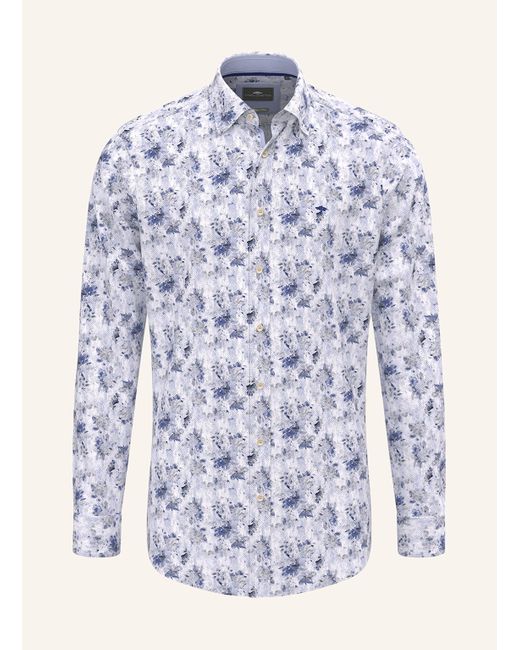 Fynch-Hatton Hemd Regular Fit in Blue für Herren
