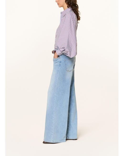 Seductive Blue Flared Jeans MAURY