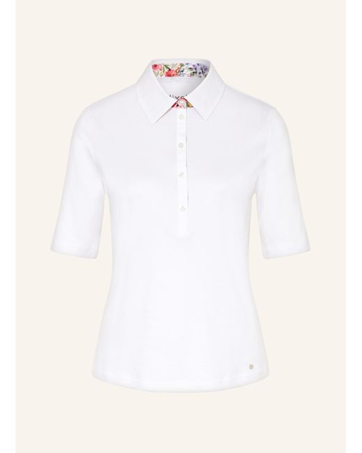 efixelle White Jersey-Poloshirt